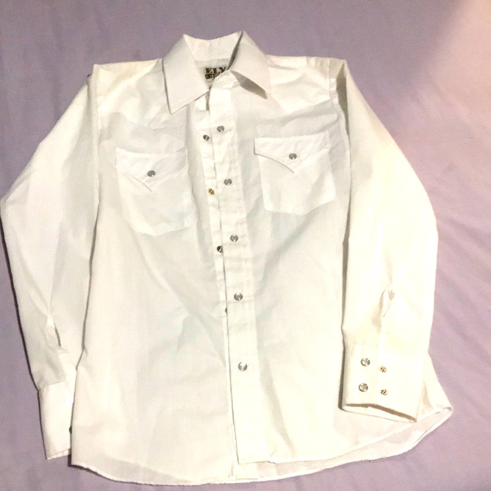 Boys white dress shirt